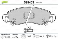 Pastiglie Freno PF Opel Agila 1.0 12V/1.2 16V(Ant-BOSCH)