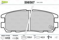 Pastiglie Freno PF Opel Frontera A 92-> (Sum-Post)