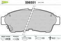 Pastiglie Freno PF Toyota Carina/Celica/Corolla (A)