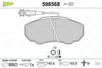 Pastiglie Freno PF Fiat Ducato \'02, PSA (Bbo-Ant)