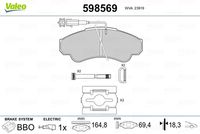 Pastiglie Freno PF Fiat Ducato \'02, PSA (Bbo-Ant)