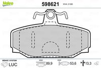 Pastiglie Freno PF VOLVO C70/S90/V70/V90/940-60(Luc-Pos)