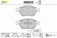 Pastiglie Freno PF AUDI A3 II,VW Golf V Touran(Tev-Ant)