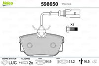 Pastiglie Freno PF VW Sharan 97,Transporter T4(Luc-Post)