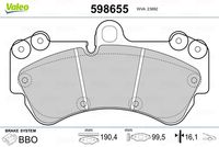 Pastiglie Freno PF PORSCHE CayenneS17" VWTouareg(Bb-An)