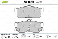 Pastiglie Freno PF NISSAN 100 NX B13, Almera, Primera