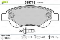 Pastiglie Freno PF CITROEN C1, 107, Aygo