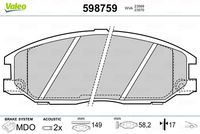 Pastiglie Freno PF HYUNDAI Trajet