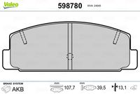 Pastiglie Freno PF Mazda 323, 626, Mazda6