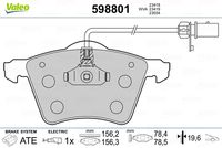 Pastiglie Freno PF FORD Galaxy, SEAT Alhambra, VW Sharan