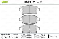 Pastiglie Freno PF TOYOTA Corolla, Prius, Scion 2001>