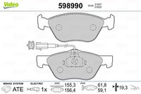 Pastiglie Freno PF ALFA 145,146,147,156,FI BRAVA,PuntoII