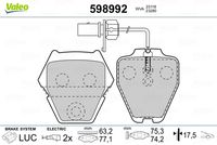 Pastiglie Freno PF AUDI A4, A6, VW PHAETON (WVA23118)