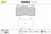 Pastiglie Freno PF VW TOUAREG \'02>09-AUDI TT 2009