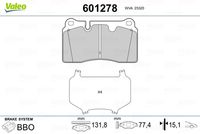 Pastiglie Freno Brake pads AUDI A3 Fr