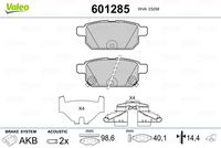 Pastiglie Freno brake pads SUZUKI Swift Re