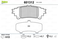 Pastiglie Freno Brake pads LEXUS GS Fr