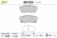 Pastiglie Freno Brake pads CITROEN C-Zero Fr