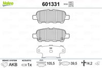 Pastiglie Freno brake pads NISS JUKE