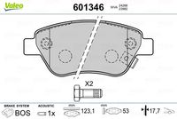 Pastiglie Freno brake pads OPEL AD