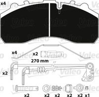 Pastiglie Freno VI P.F. SERIE 4-P-R-T SCANIA