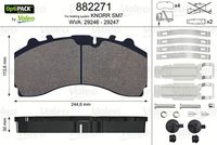 Pastiglie Freno VI optiPACK MB Actros MP4