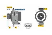 0986080750 Alternatore val.reso € 40