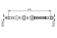 1987481A01 Tubo flessibile freno