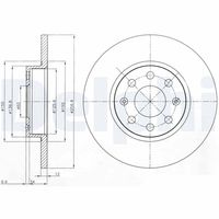 DISCO FRENO ANT DELPHI BG4155