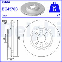 DISCO FRENO ANT DELPHI BG4570C