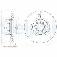 DISCO FRENO ANT DELPHI BG4101