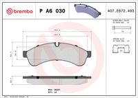 PA6030  Past. freno a disco