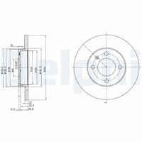 BG2116 DISCO FR.VW GOLF 1,6