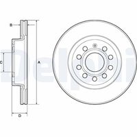 BG3832 DISCO FR.VW GOLF V