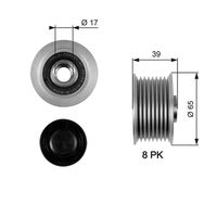 OAP7071 OVERRUNNING ALT.PULLEY