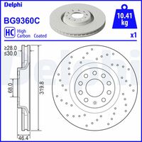 DISCO FRENO ANT (PZ1) AUDI / SEAT A4, EXEO AUDI /